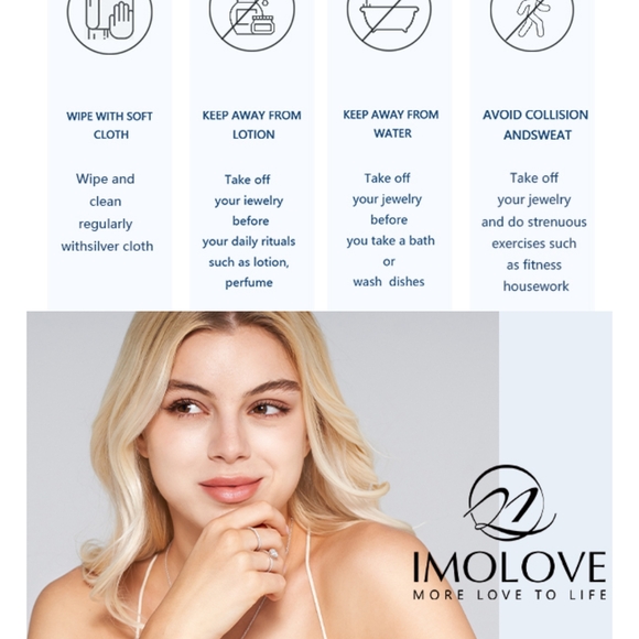 Elegant Silver Twisted Moissanite Band Ring - Picture 6 of 8